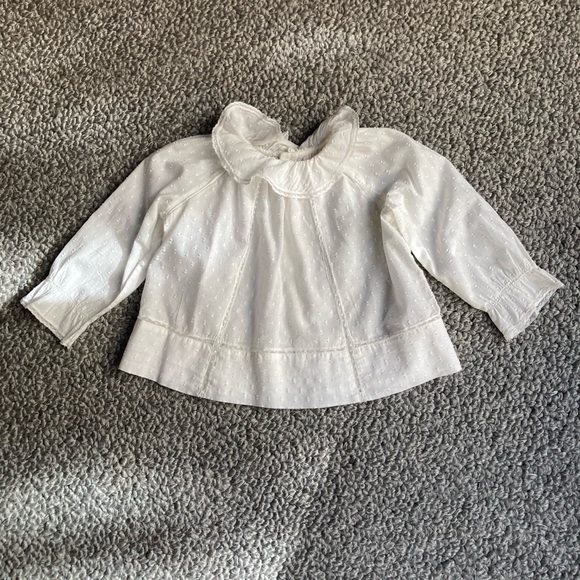 Bonpoint Swiss dot blouse